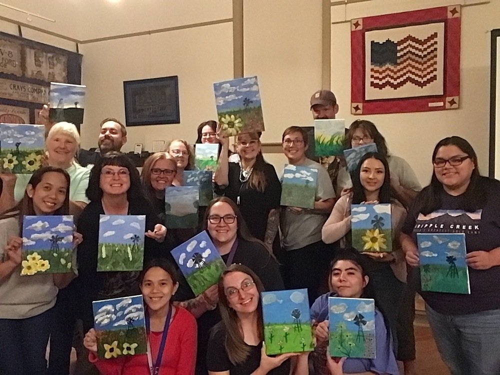 Staff Engagement October - Sip ‘n Paint