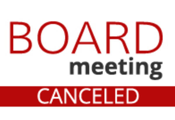 LASD School Board Meeting cancelled this month