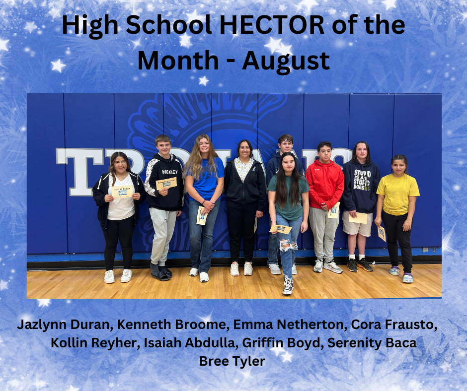 HS HECTOR of the Month - August