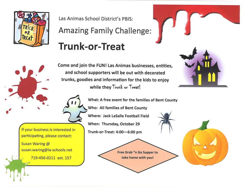 Trunk or treat flyer