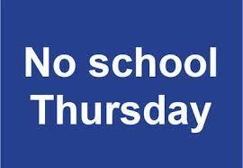 no school thurs.