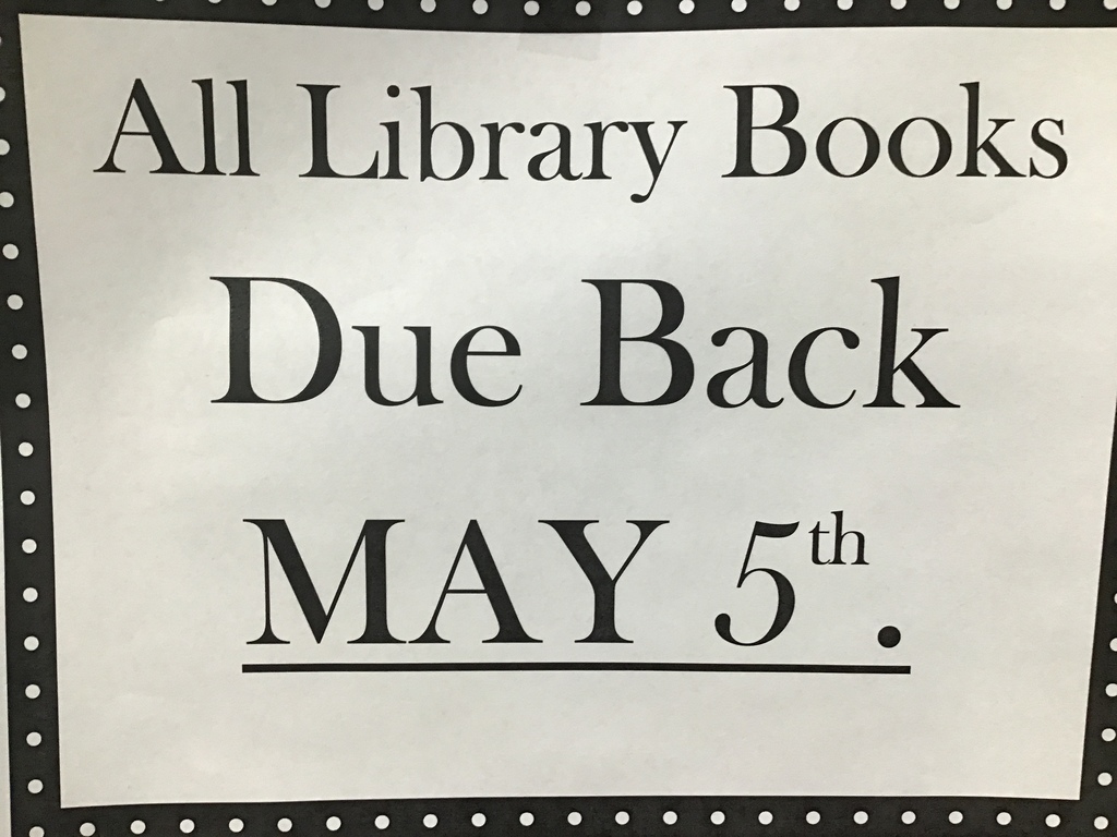 Library books due back
