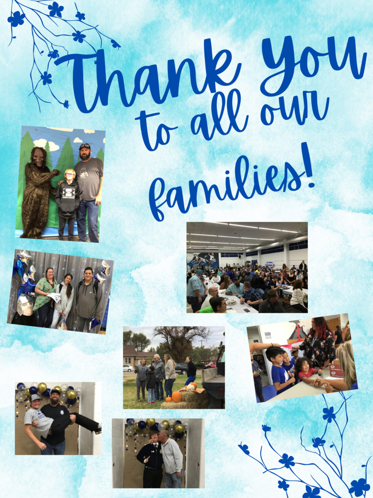 Thank you Families!