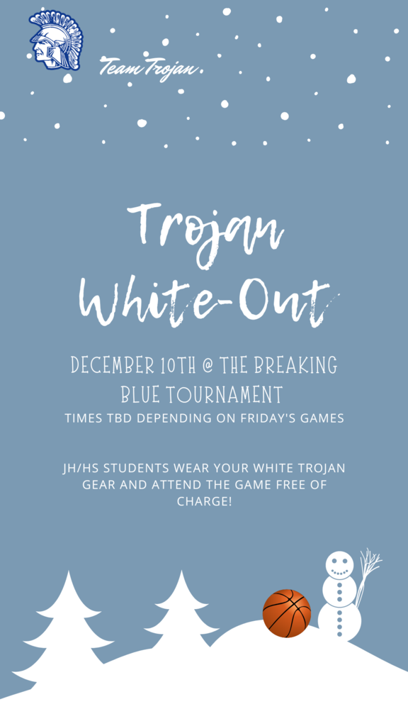 blue out/white out