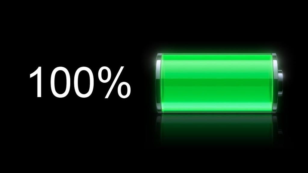 picture of 100% charge